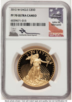 2012-W Proof Gold Eagle 1 oz John NGC PF70 Mercanti