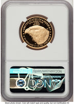 2023-W Proof Gold Eagle 1/2 oz ER Blue NGC PF70