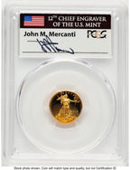 2015-W Proof Gold Eagle 1/10 oz FDI John Washington PCGS PR70 Mercanti