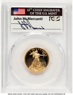 2015-W Proof Gold Eagle 1/4 oz FDI John Washington PCGS PR70 Mercanti