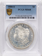 1880-S Morgan Dollar PCGS MS68