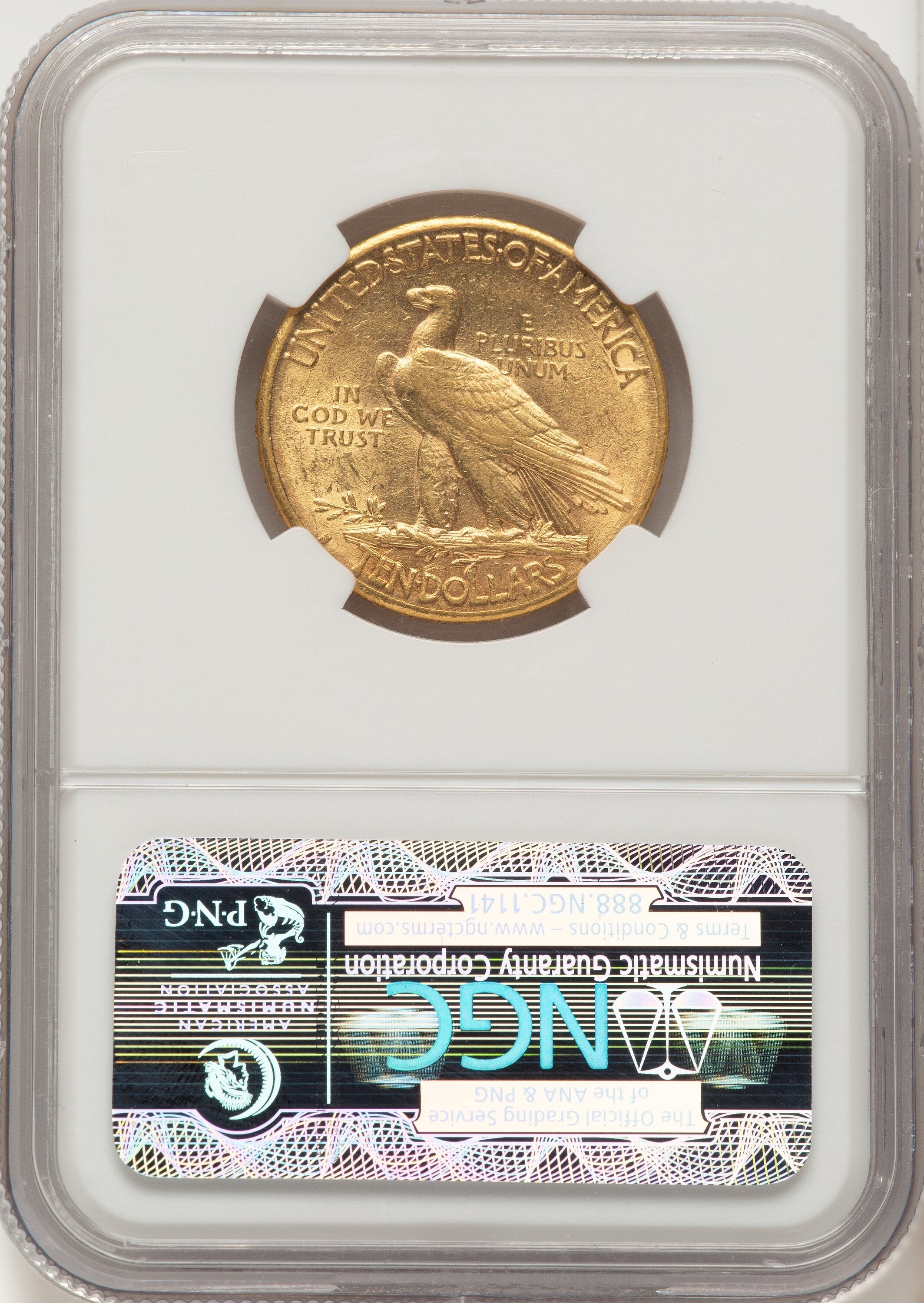 1908-S $10 Indian Eagle NGC AU53