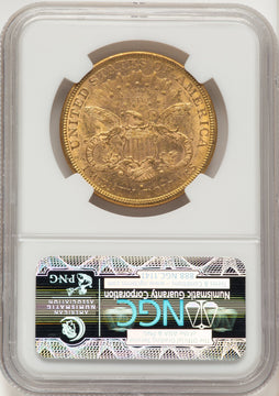 1878-S $20 Brown Label Liberty Double Eagle NGC MS61