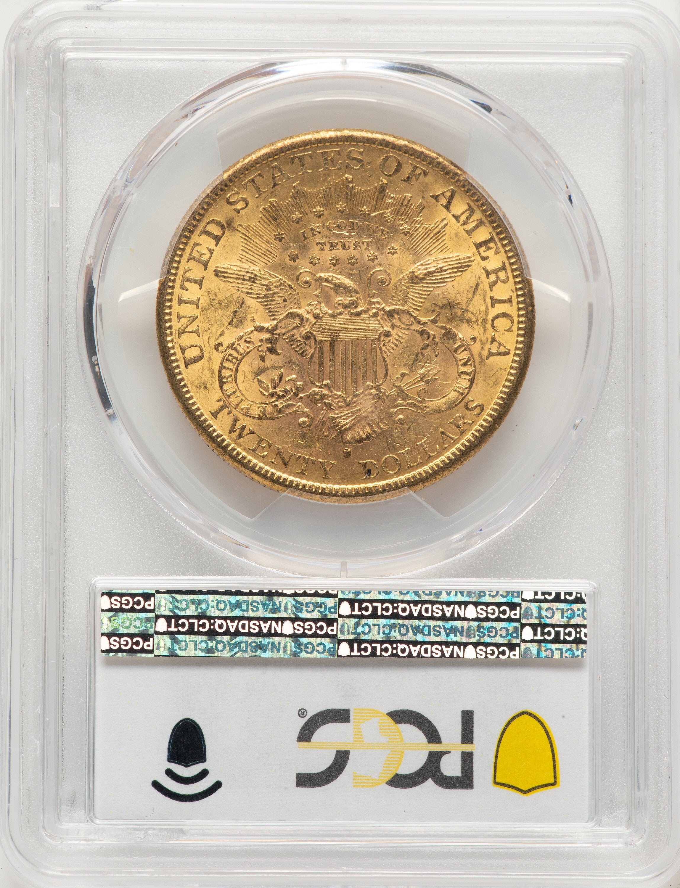 1882-S $20 Blue Gradient Liberty Double Eagle PCGS MS61 | LCR Coin