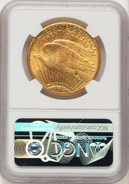1908-S $20 Saint-Gaudens Double Eagle NGC MS61