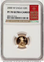 2000-W Proof Gold Eagle 1/10 oz Red Book NGC PF70