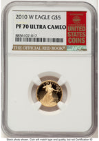 2010-W Proof Gold Eagle 1/10 oz Red Book NGC PF70
