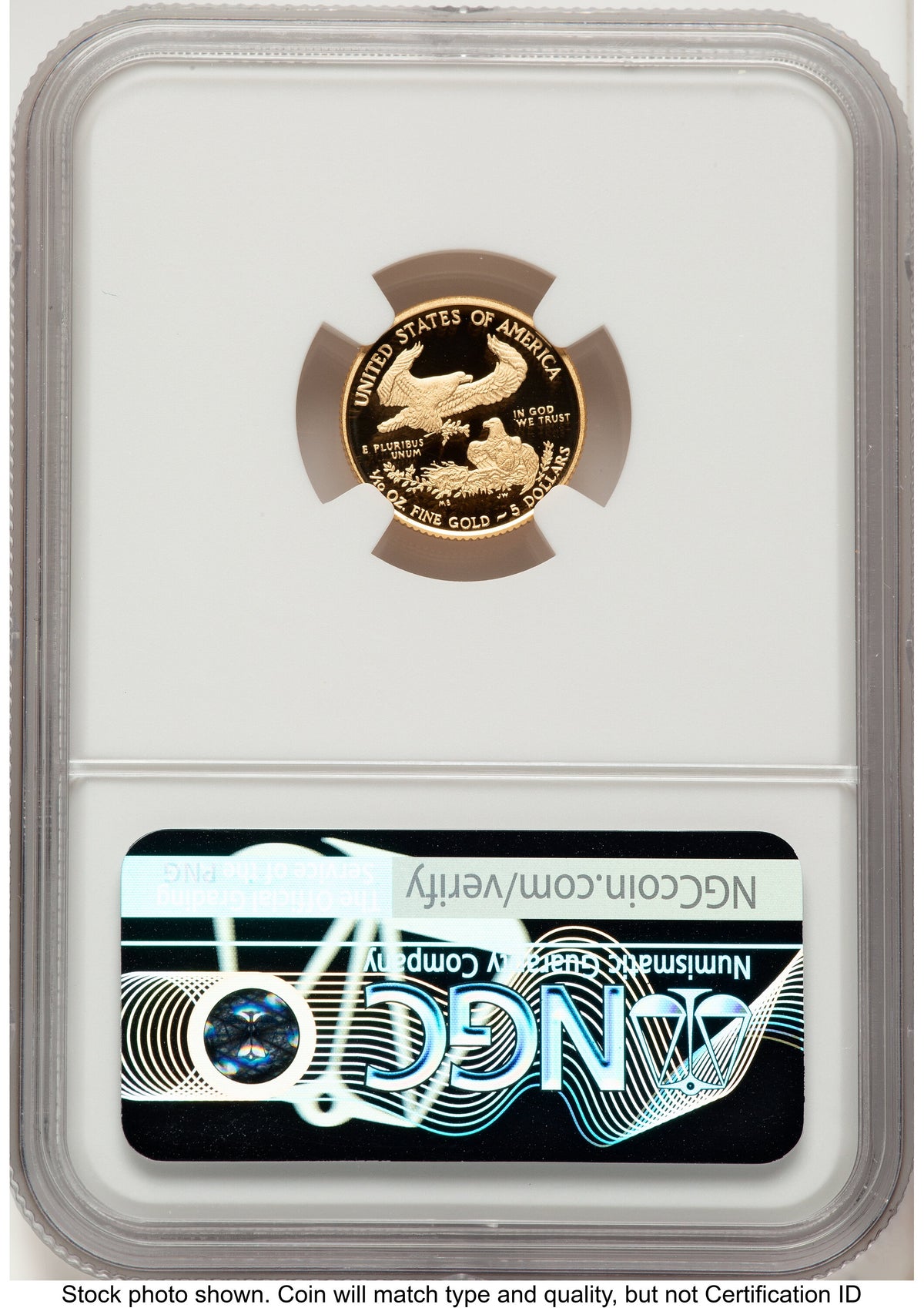 2010-W Proof Gold Eagle 1/10 oz Red Book NGC PF70
