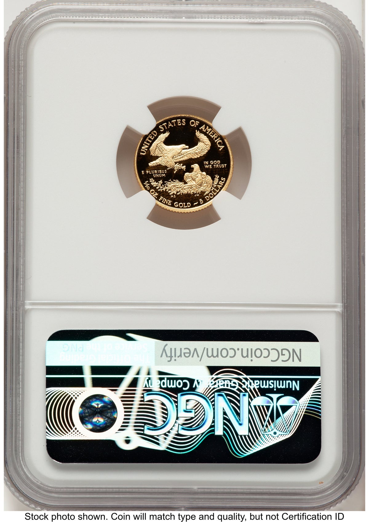 2013-W Proof Gold Eagle 1/10 oz Red Book NGC PF70