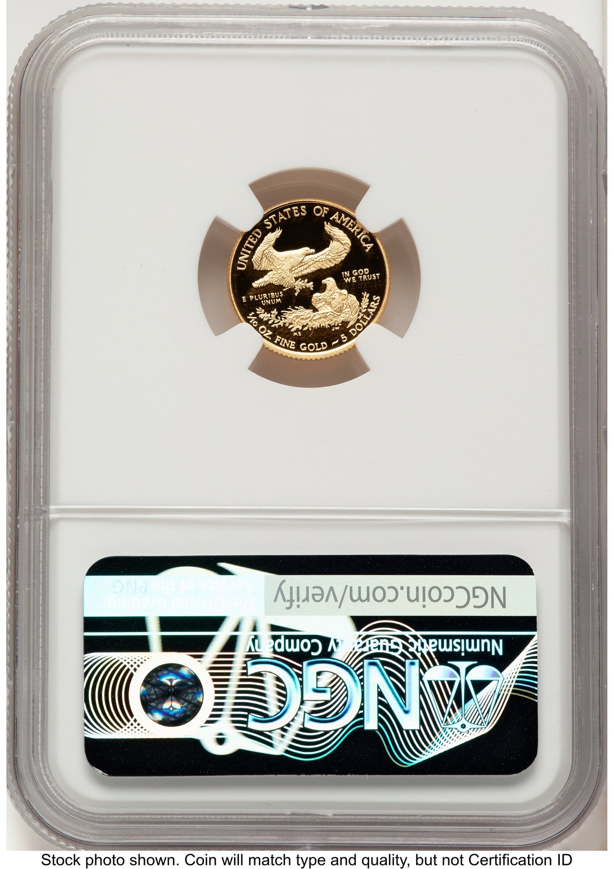 2014-W Proof Gold Eagle 1/10 oz Red Book NGC PF70