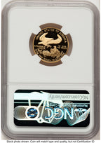 2008-W Proof Gold Eagle 1/4 oz Red Book NGC PF70