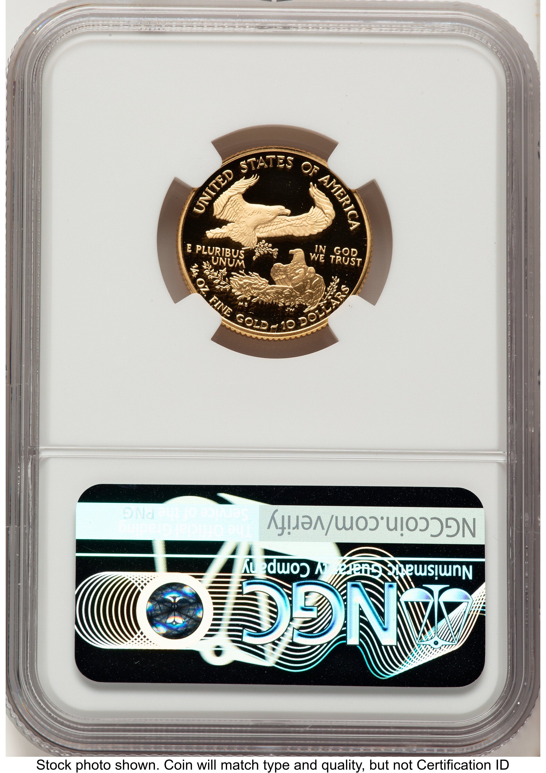 2008-W Proof Gold Eagle 1/4 oz Red Book NGC PF70
