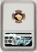 2021-W Type 2 Proof Gold Eagle 1/10 oz Red Book NGC PF70