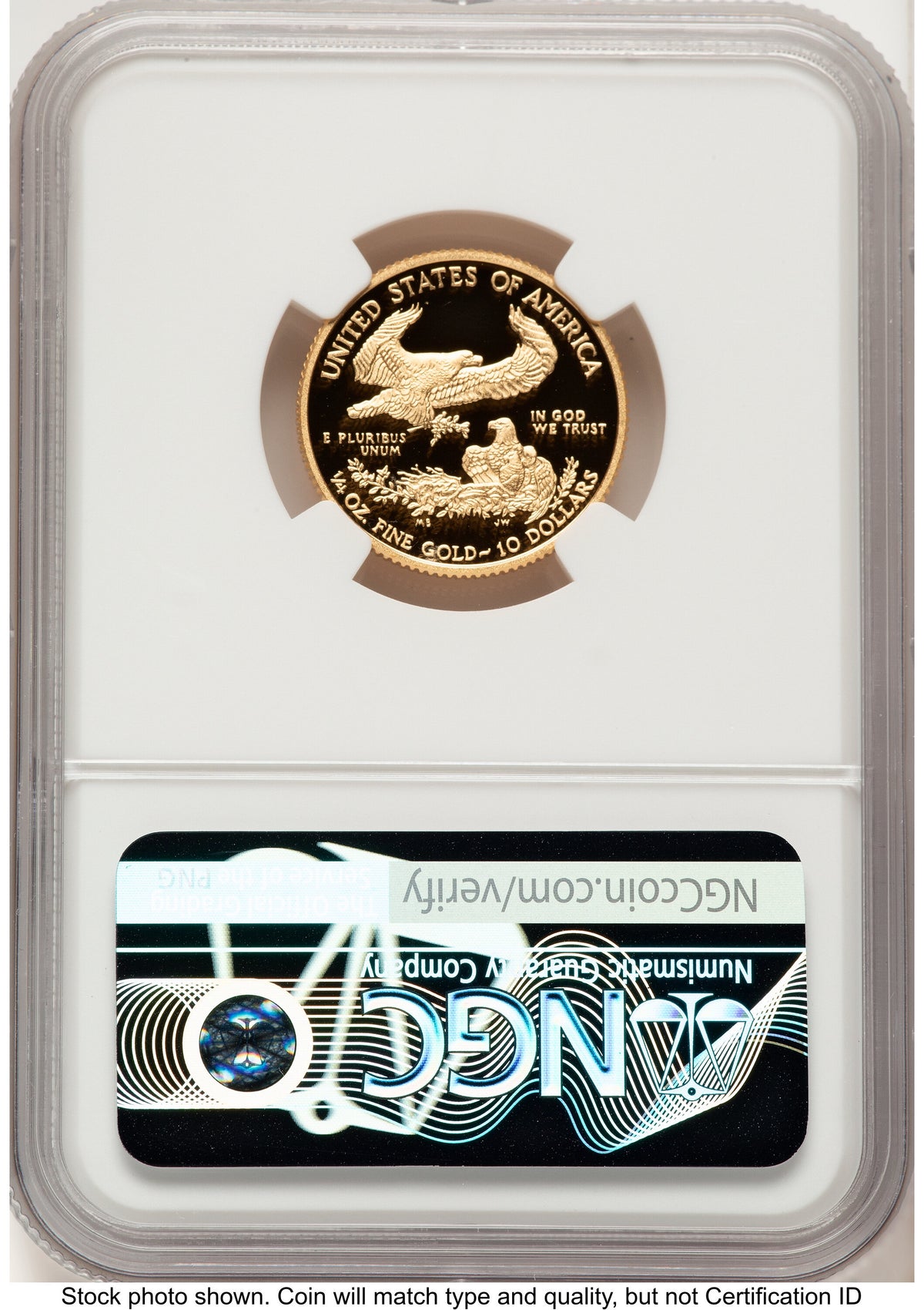 2016-W Proof Gold Eagle 1/4 oz Red Book NGC PF70