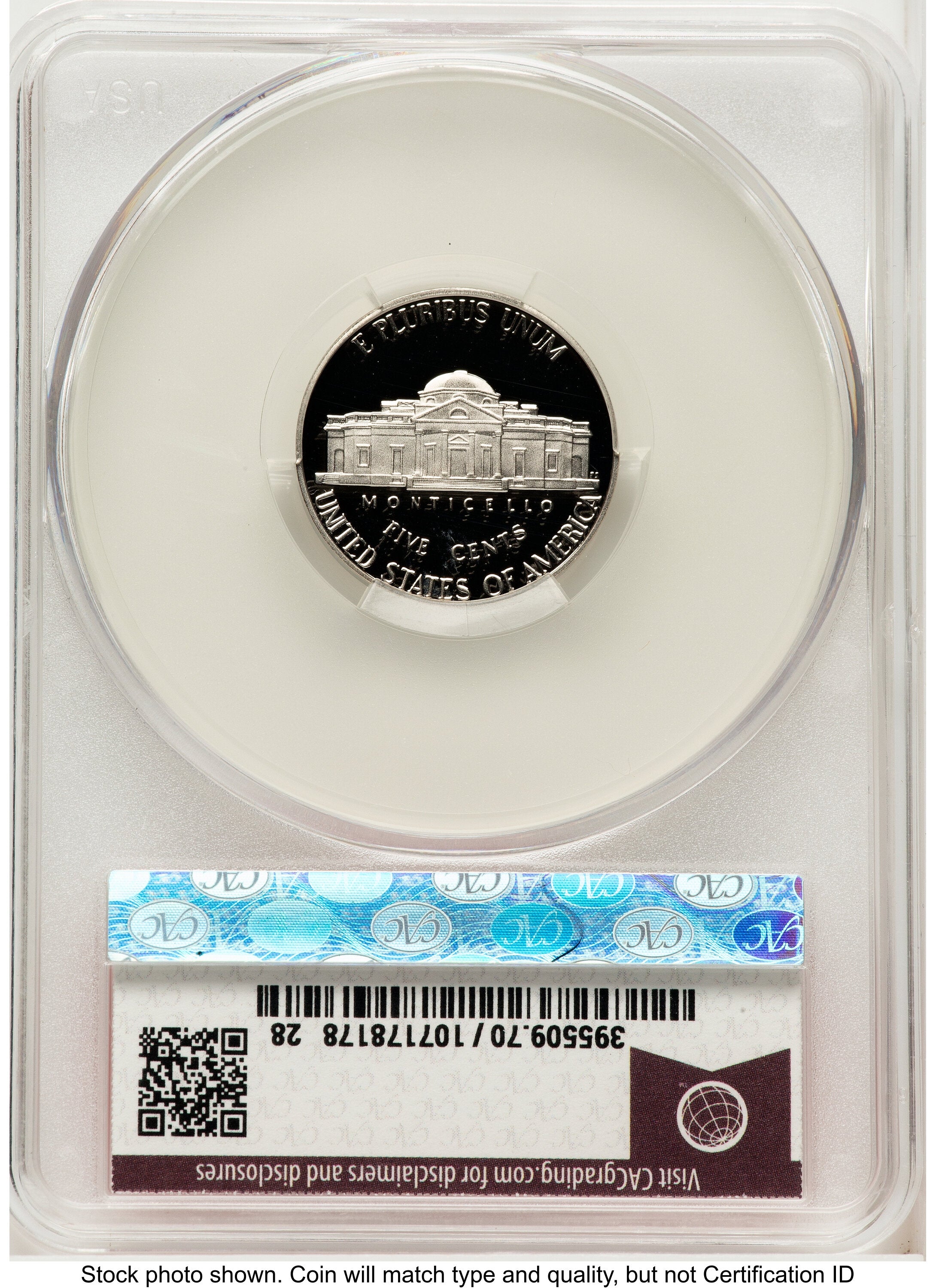 2026-S Semiquincentennial Nickel 5C First Day of Delivery Red Book CACG PR70