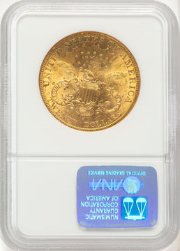 1900-S $20 Liberty Double Eagle NGC MS62
