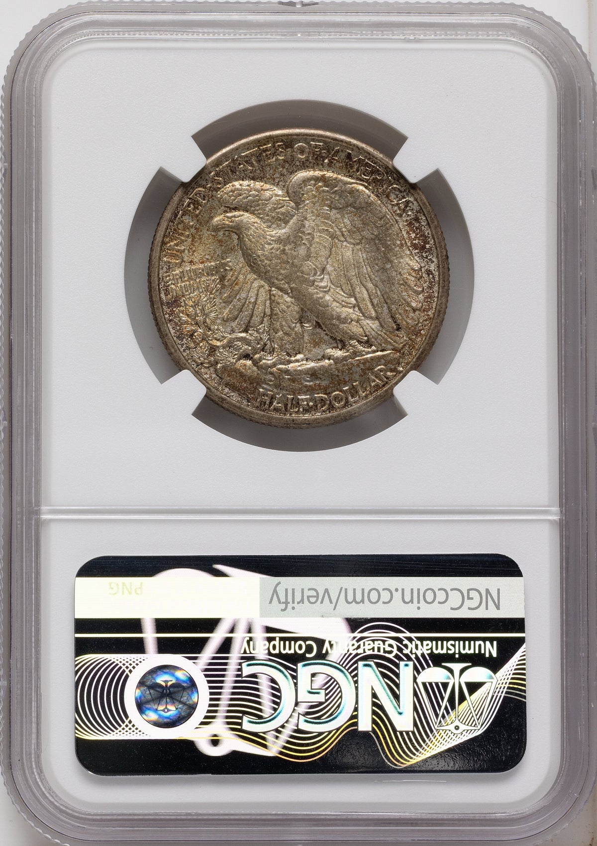 1916-D 50C Walking Liberty Half Dollar NGC MS64