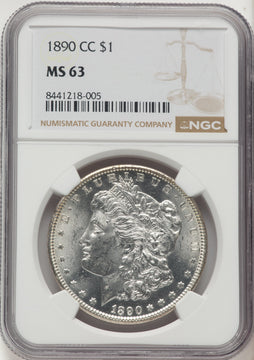 1890-CC Morgan Dollar NGC MS63