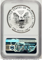 2019-S Enhanced Reverse Proof Silver Eagle 1 oz FDI 1st Baltimore Show Releases NGC PF70