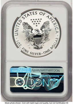 2019-S Enhanced Reverse Proof Silver Eagle 1 oz FDI 1ST NGC PF70