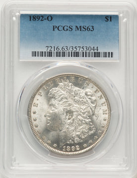 1892-O Morgan Dollar PCGS MS63