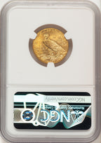 1913 $5 Indian Half Eagle NGC MS64