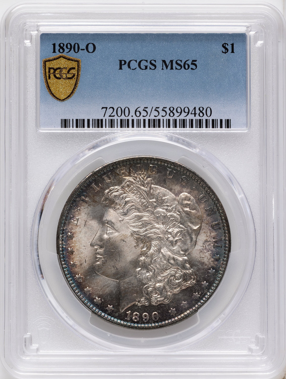 1890-O Morgan Dollar PCGS MS65