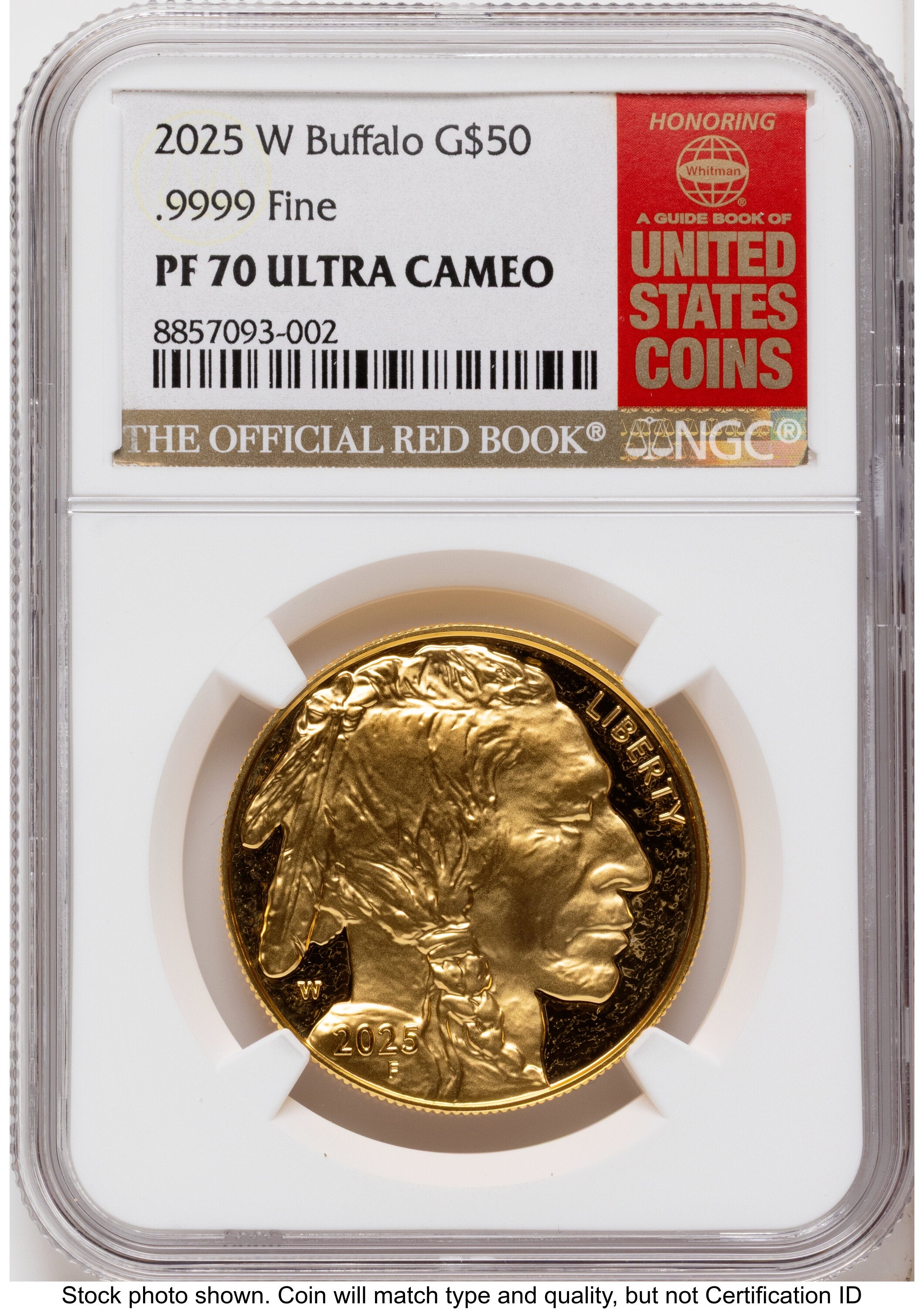 2025-W Proof Gold Buffalo 1 oz Red Book NGC PF70