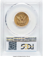1862 $5 Liberty Half Eagle PCGS AU55