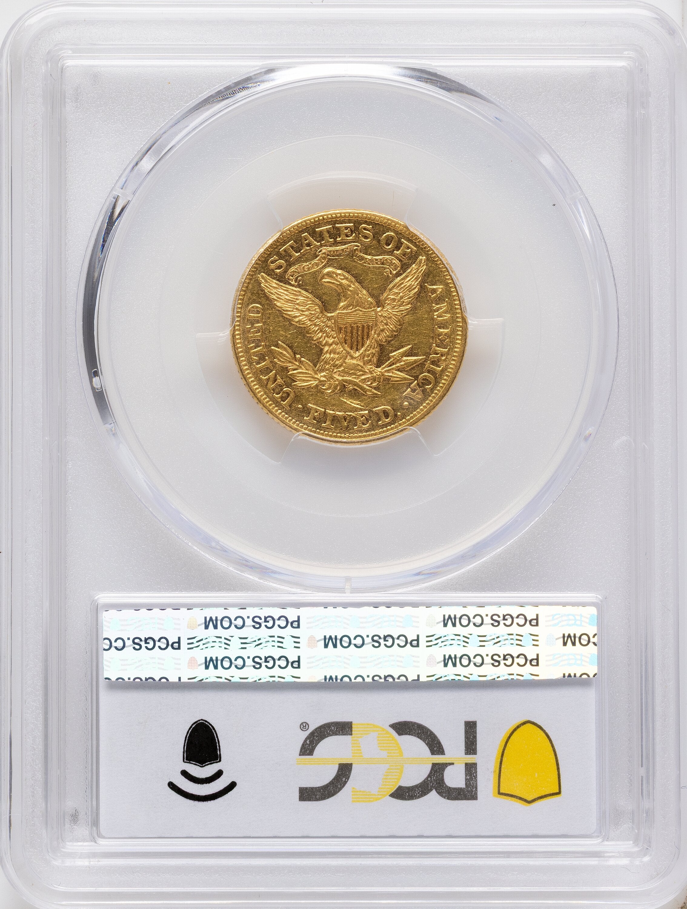 1870 $5 Liberty Half Eagle PCGS AU53