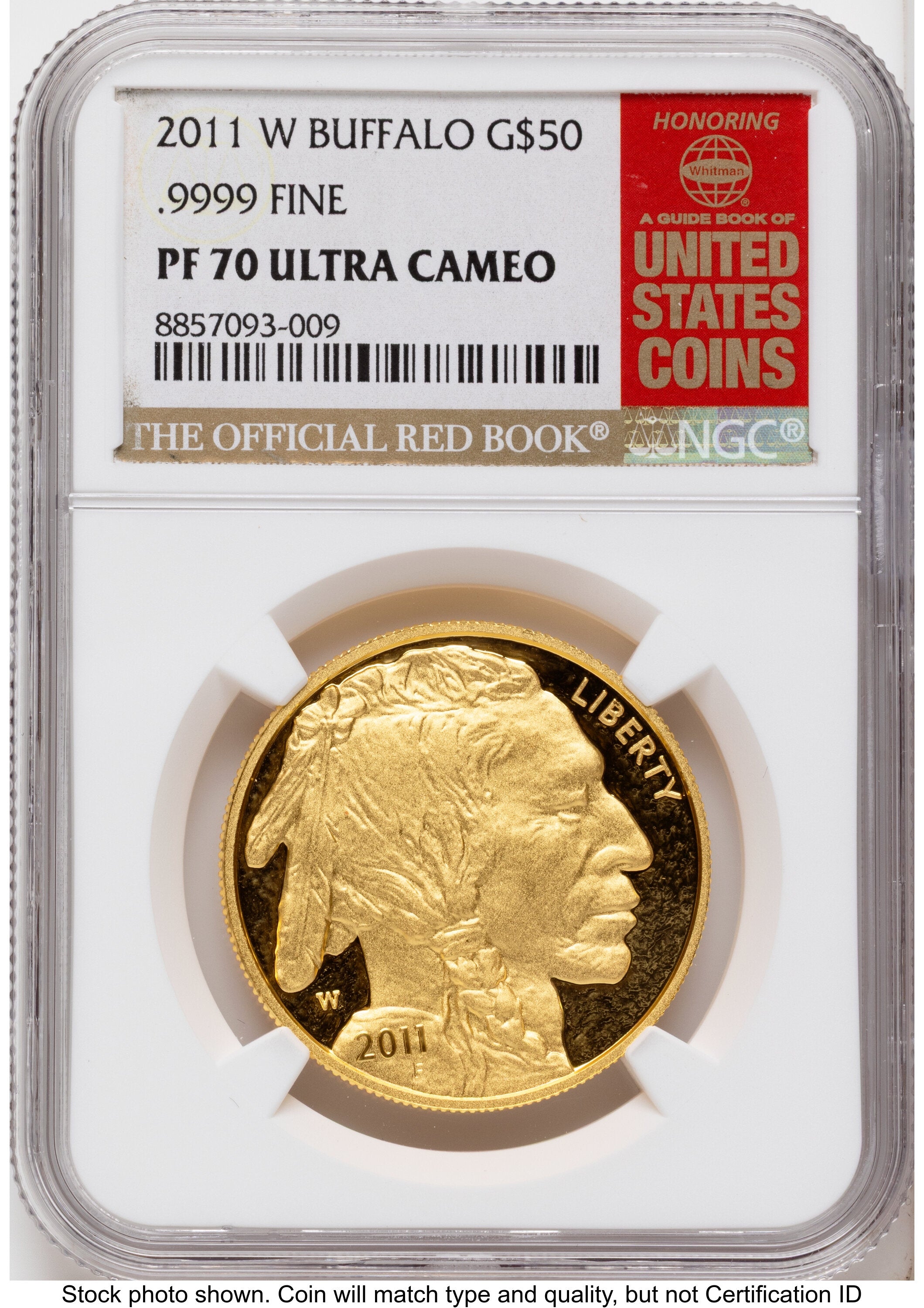 2011-W Proof Gold Buffalo 1 oz Red Book NGC PF70