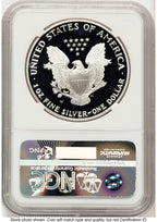 1995-W Proof Silver Eagle 1 oz Mike Castle NGC PF70