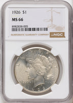 1926 Peace Dollar NGC MS66
