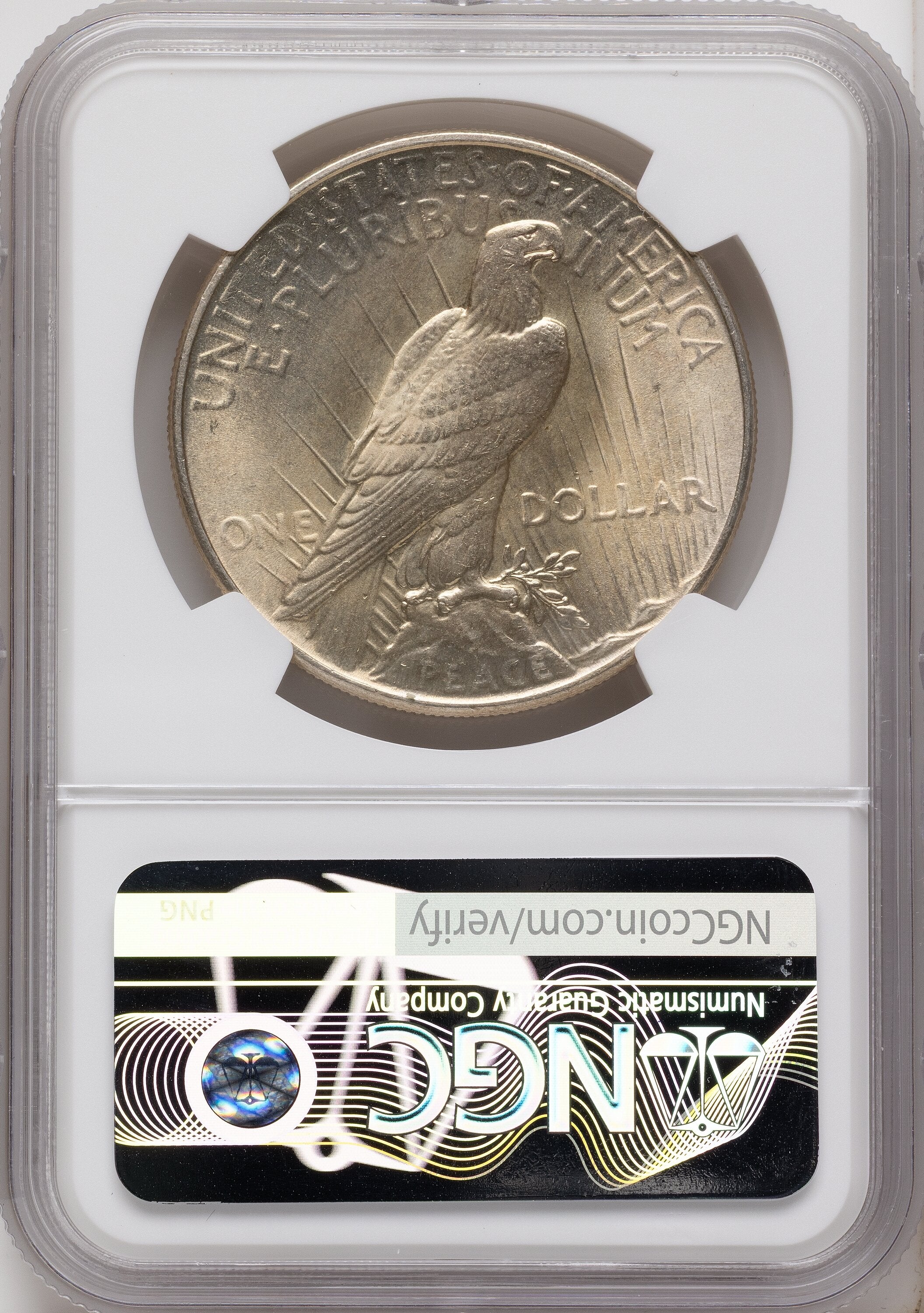 1934 Peace Dollar NGC MS66