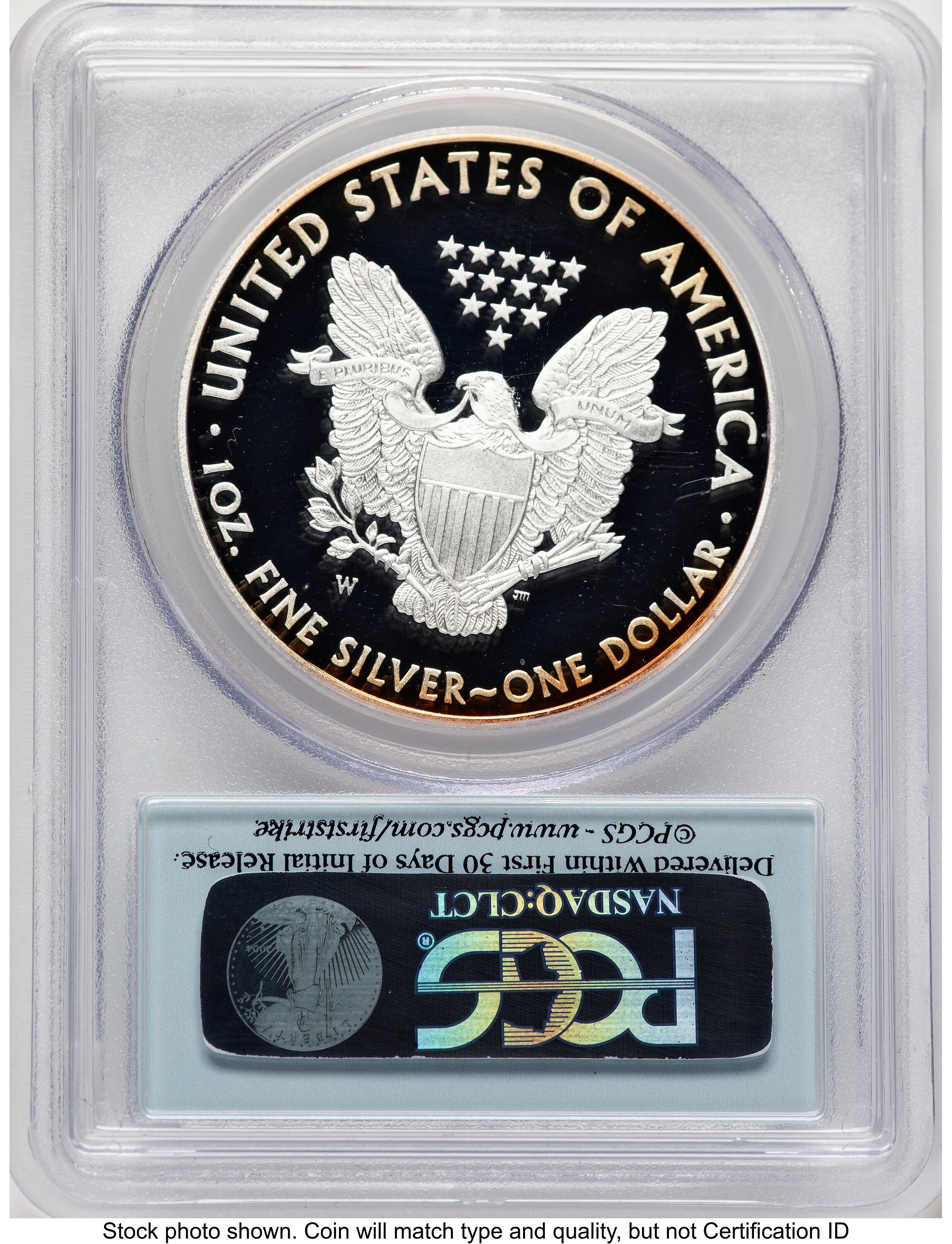 2013-W Proof Silver Eagle 1 oz FS Flag PCGS PR70