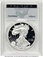 2016-W Proof Silver Eagle 1 oz Premier Label PCGS PR70