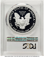 2017-W Proof Silver Eagle 1 oz FDI 1ST PCGS PR70