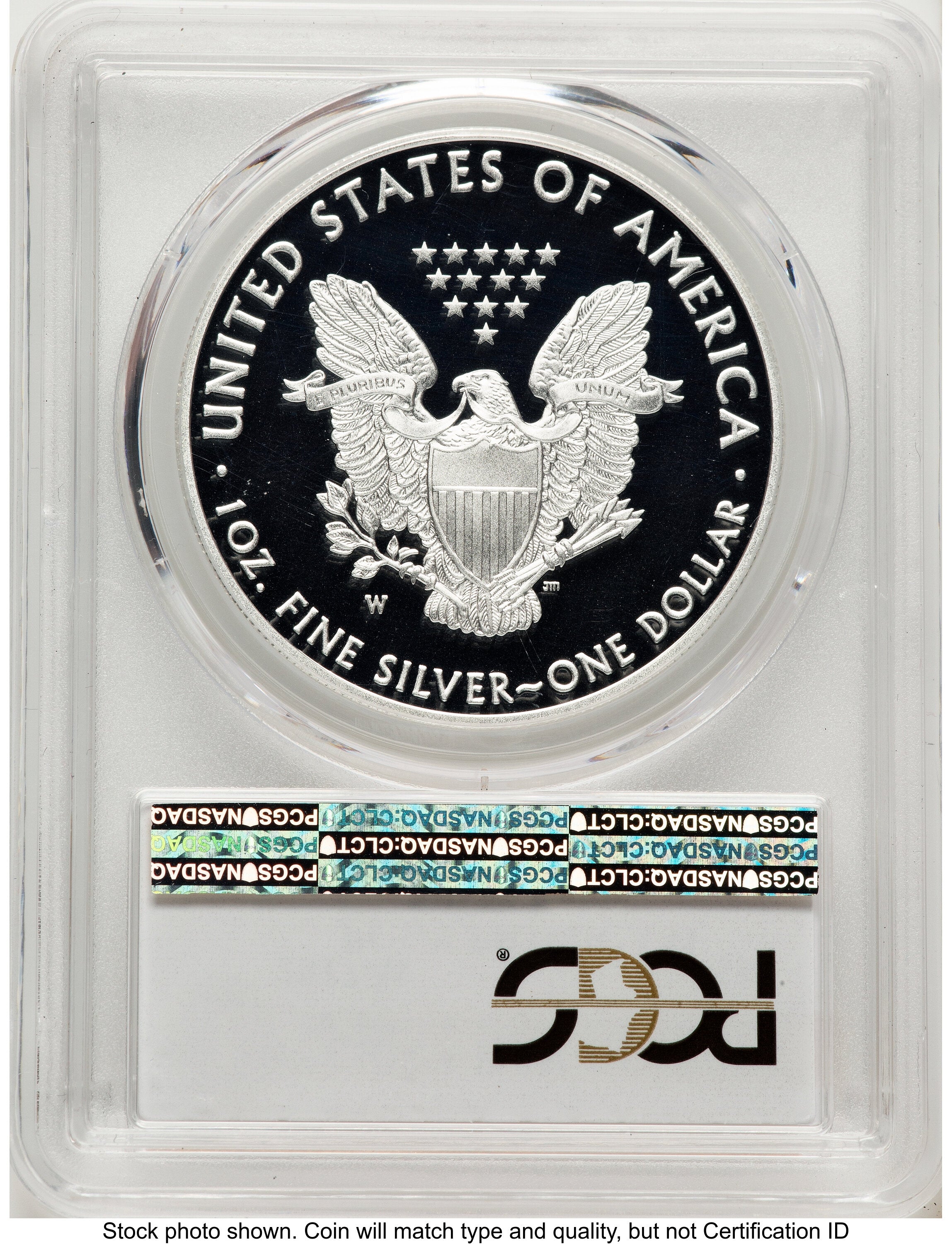 2017-W Proof Silver Eagle 1 oz FDI 1ST PCGS PR70