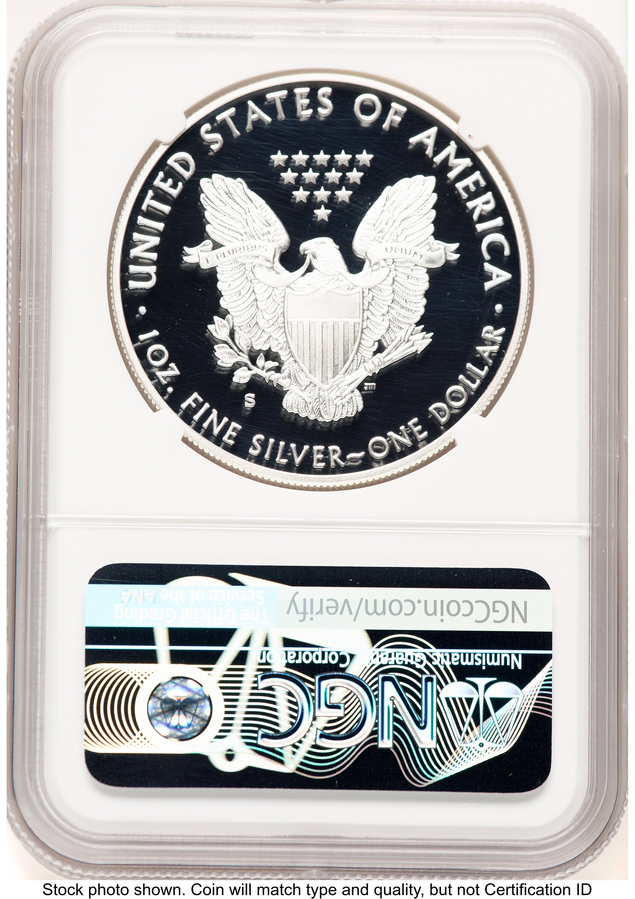 2018-S Proof Silver Eagle 1 oz NGC PF70 Ed Moy