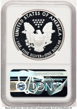 2019-W Proof Silver Eagle 1 oz NGC PF70 Ed Moy