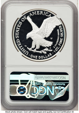 2022-W Proof Silver Eagle 1 oz FDI 1ST NGC PF70