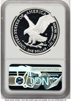 2022-W Proof Silver Eagle 1 oz FDI 1ST NGC PF70