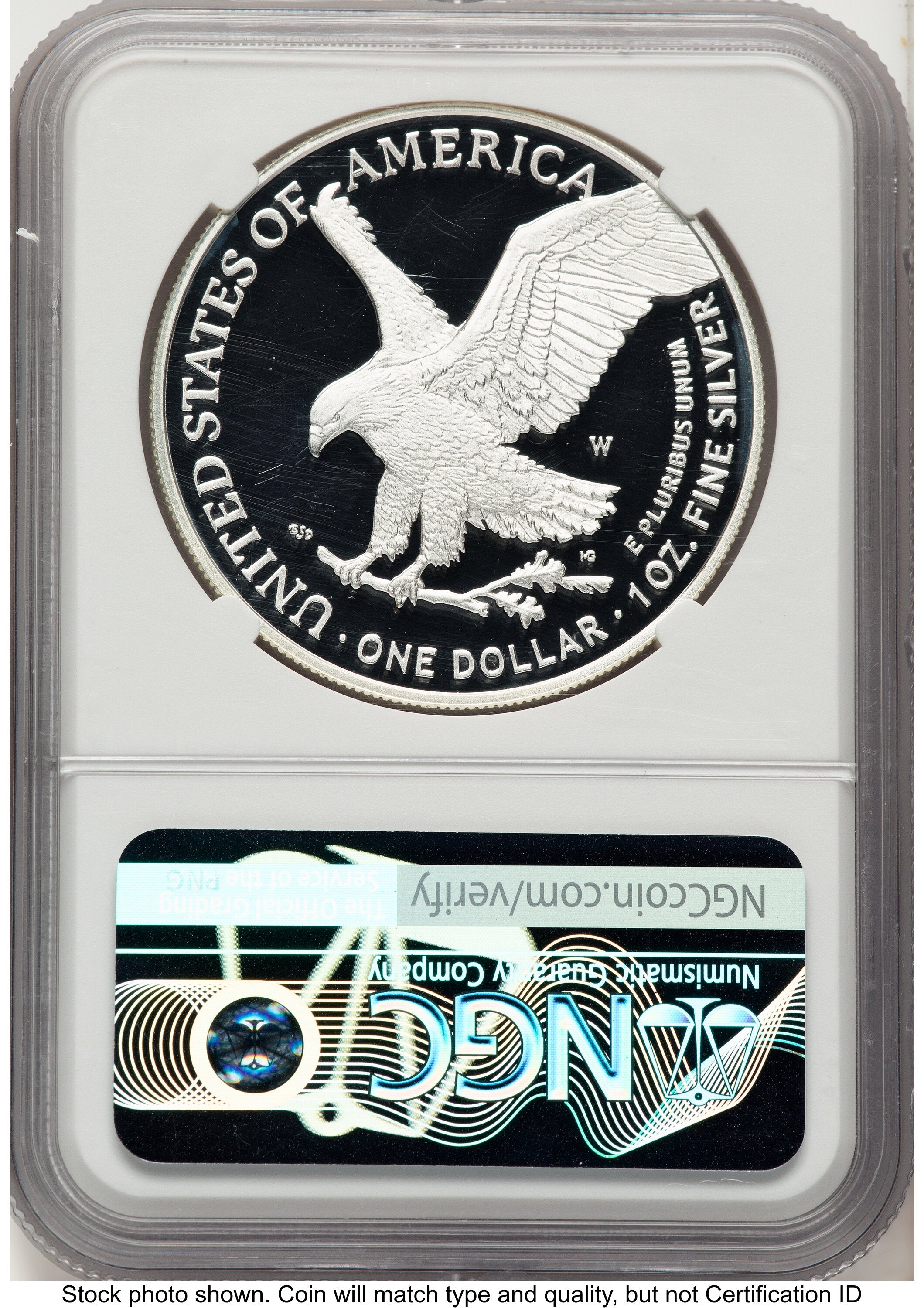 2022-W Proof Silver Eagle 1 oz FDI 1ST NGC PF70