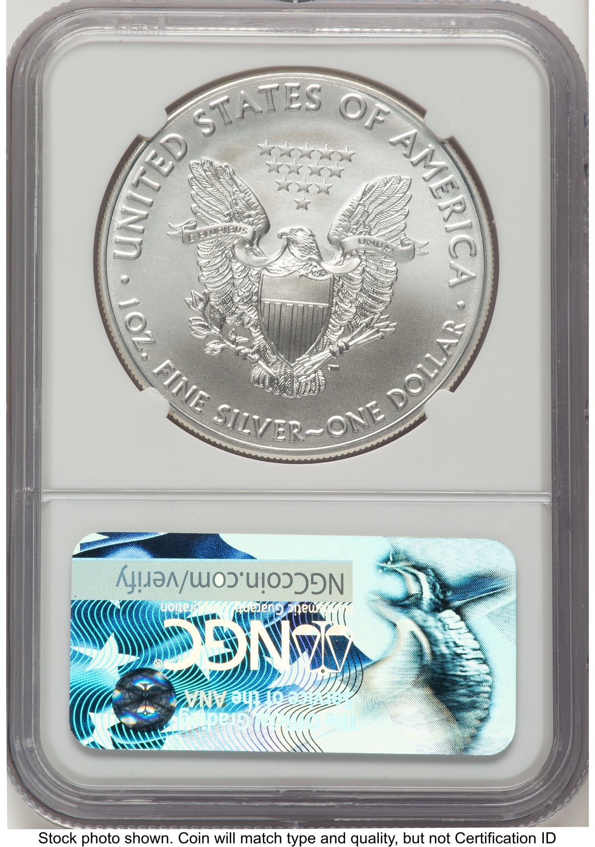 2017 Silver Eagle FDI Elizabeth Jones NGC MS70