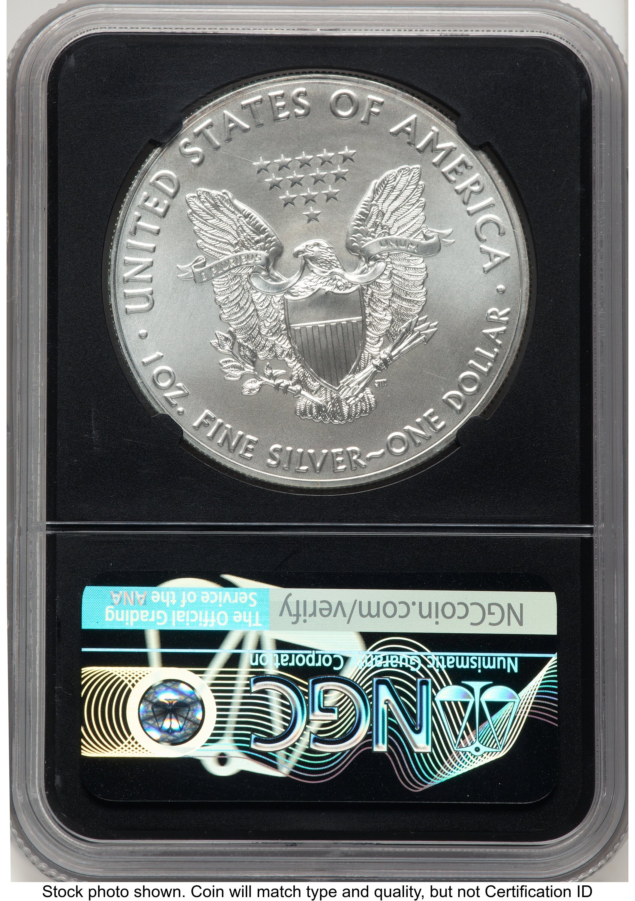 2018-(W) Silver Eagle FDI John NGC MS70 Mercanti