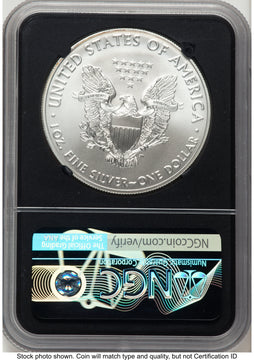2021 Silver Eagle Type 1 FR John NGC MS70 Mercanti