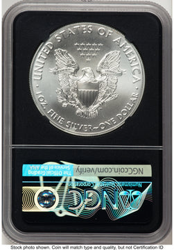 2021 Silver Eagle Type 1 FDI Anna Cabral US Treasurer's Collection Series NGC MS70