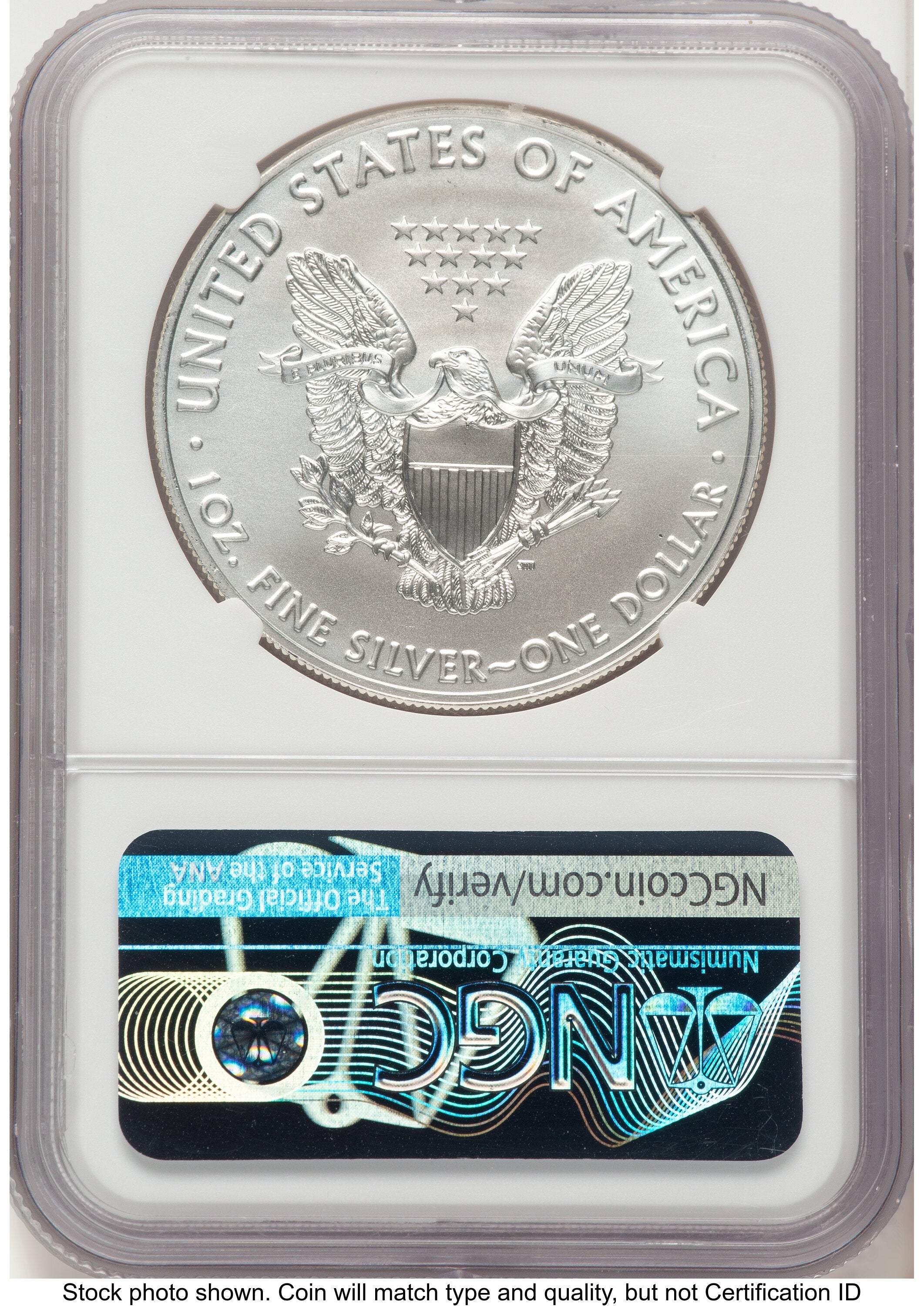 2021-(S) Silver Eagle Type 1 Emergency Production FDI John NGC MS70 Mercanti