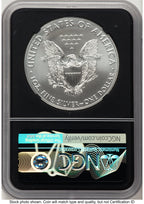 2021-(P) Silver Eagle Type 1 Emergency Production FDI John NGC MS70 Mercanti