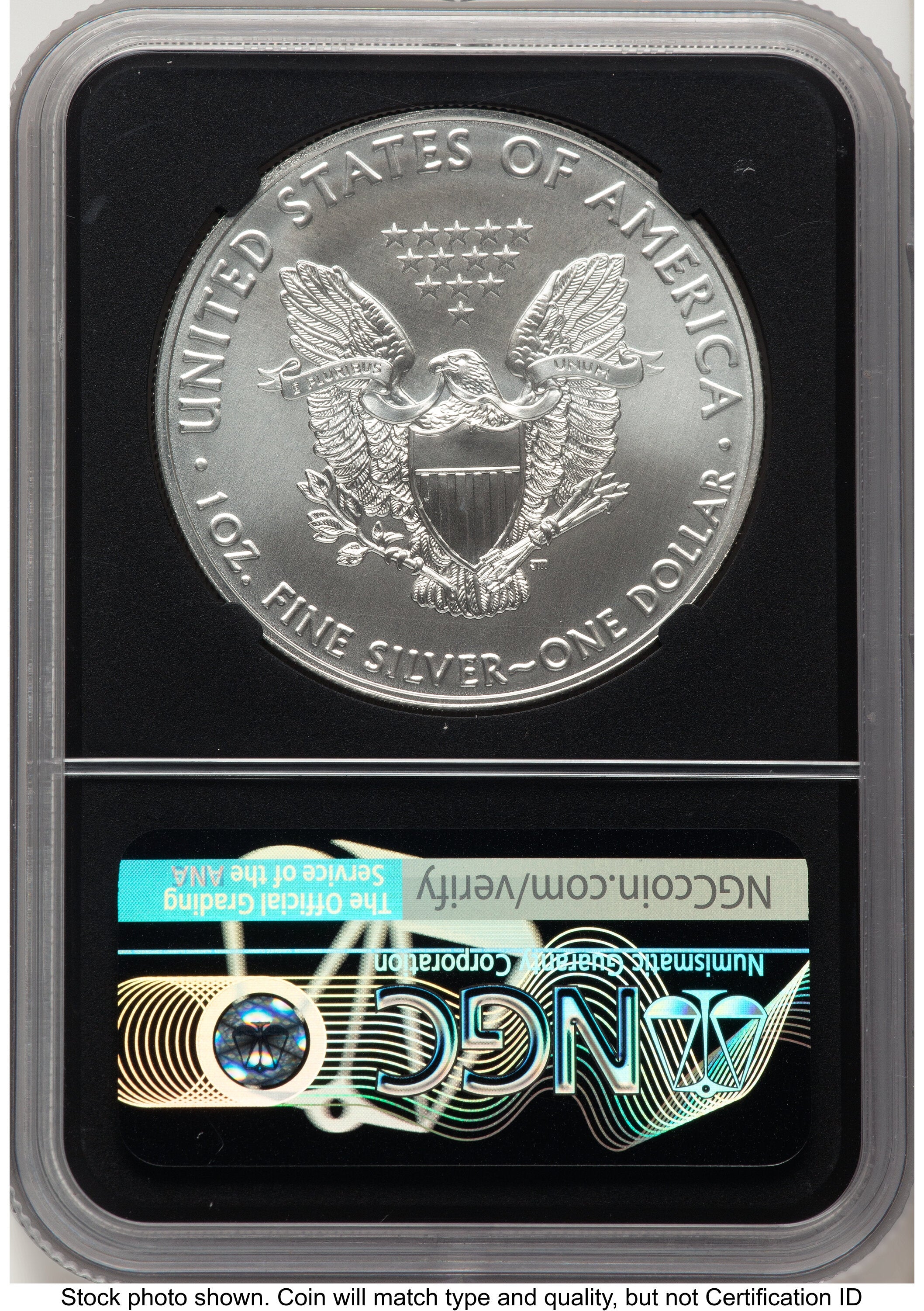 2021-(P) Silver Eagle Type 1 Emergency Production FDI John NGC MS70 Mercanti